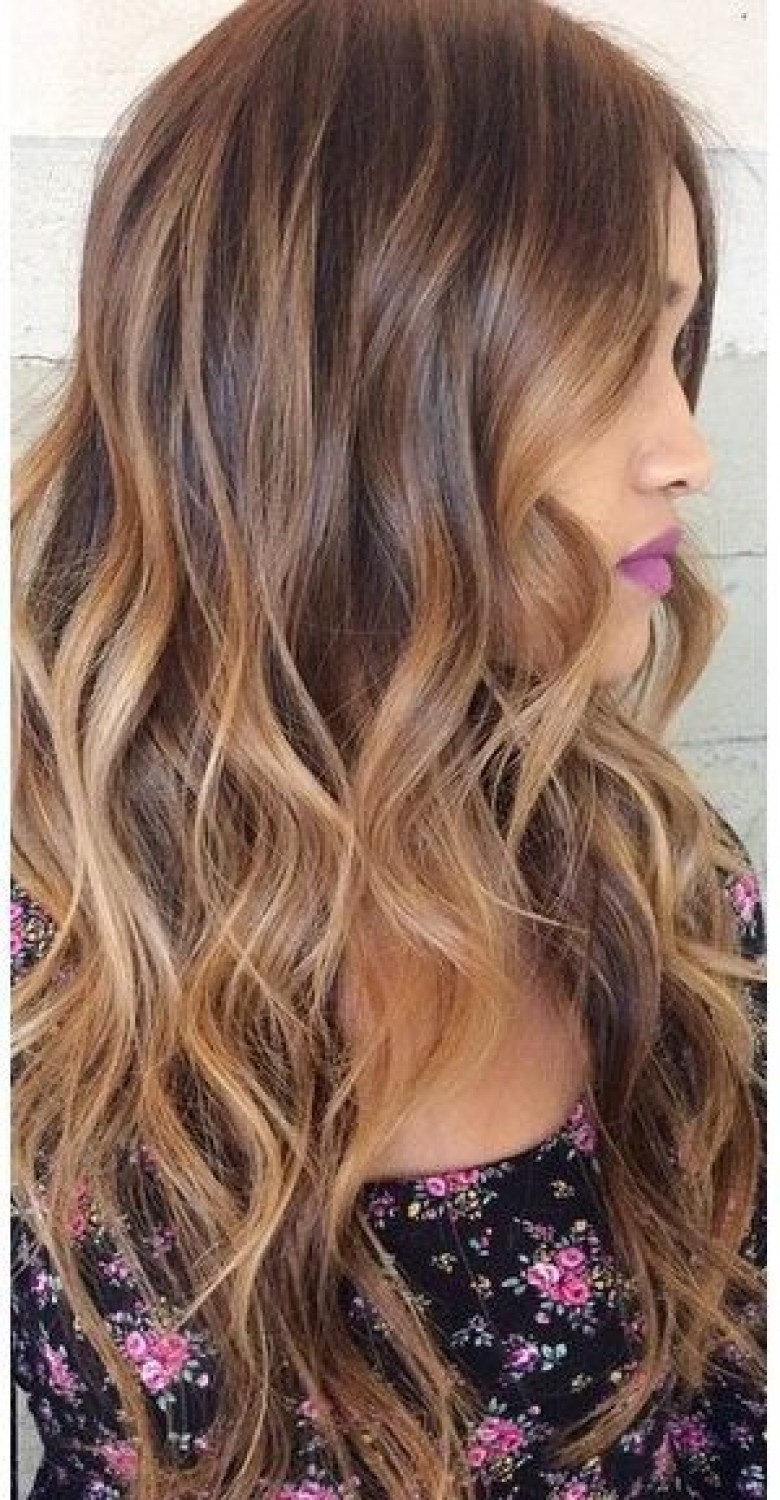  Coiffure  Ombre  Caramel Coiffures  Cheveux Longs