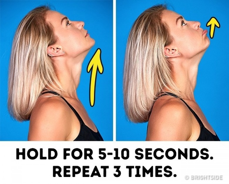 8 super exercices faciaux pour affiner votre visage !