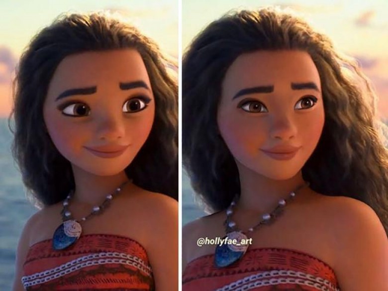 Princesses Disney : des visages plus réalistes 