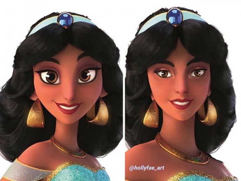 Princesses Disney : des visages plus réalistes  Princesses Disney : des visages plus réalistes