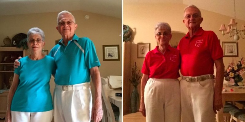 Ce couple de grands-parents coordonne leurs vêtements tous les jours