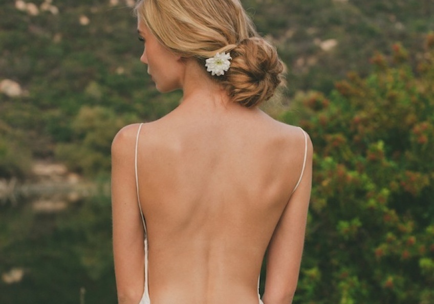 20 sublimes inspirations de robes de mariée dos nu