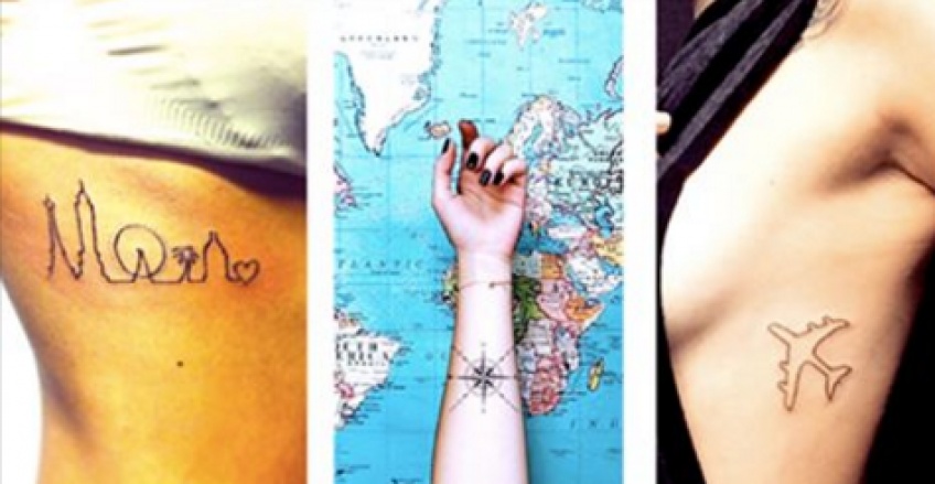 30 idées de tatouages pour toutes les amoureuses du voyage