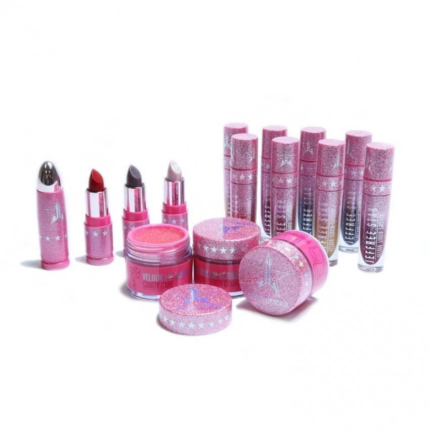 Jeffree Star sort sa collection de make-up de Noël, tout en rose et paillettes !