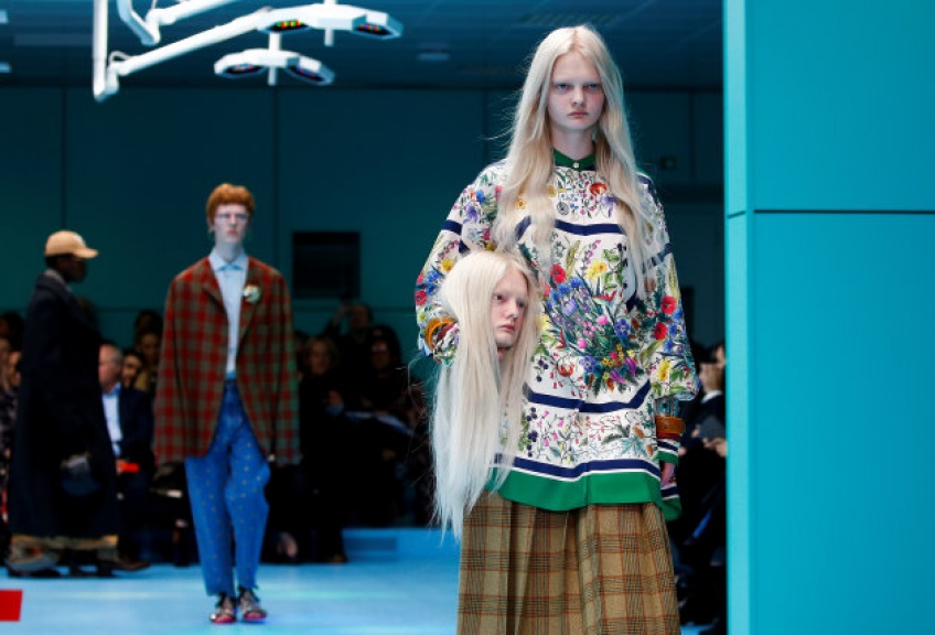 Fashion Week : La maison Gucci relance le mono-sourcil !