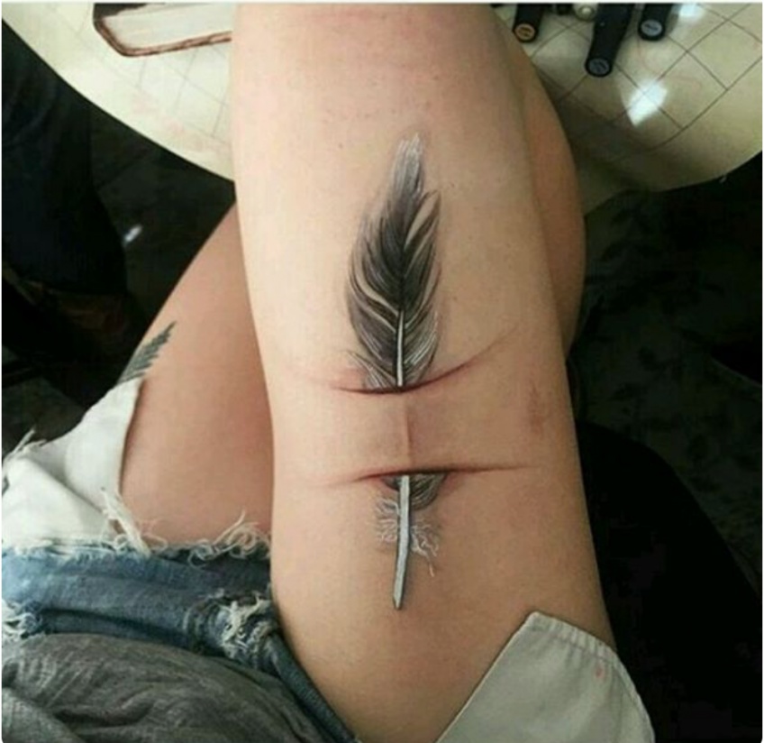Les tatouages les plus cools pour recouvrir les cicatrices
