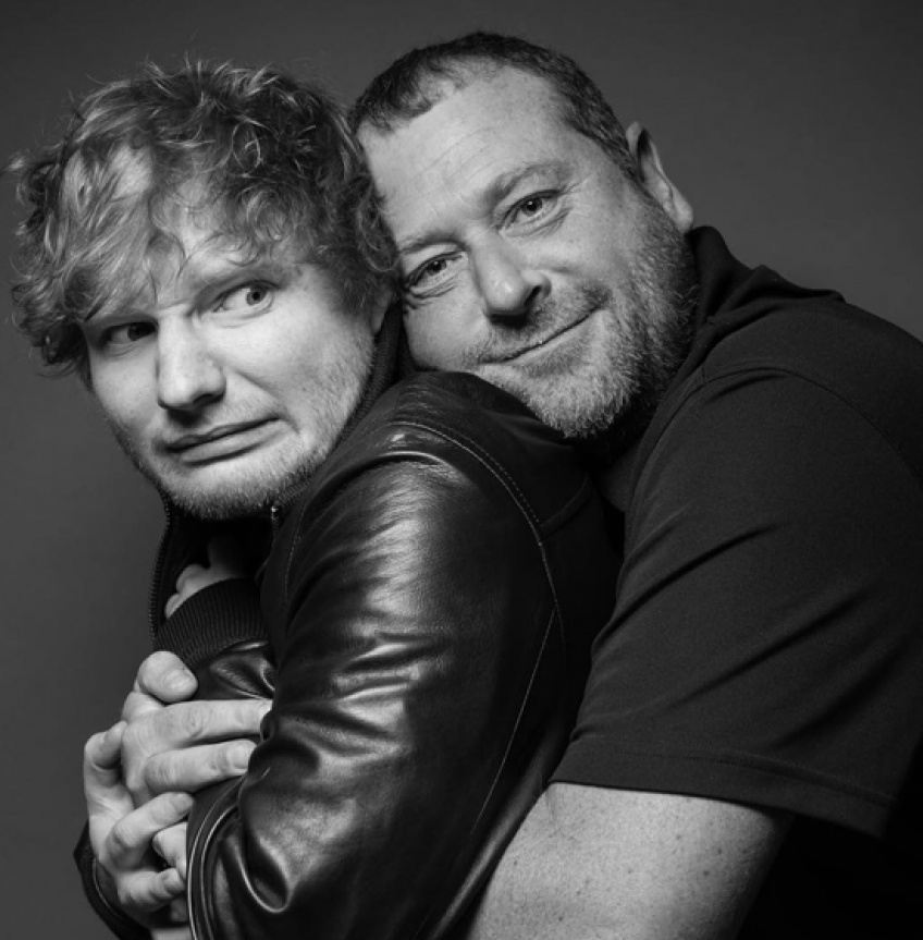 ALERTE : Ed Sheeran et son garde du corps font des photos hilarantes !