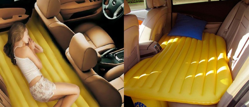 Il existe un matelas gonflable pour voiture parfait pour vos road trips cet été !