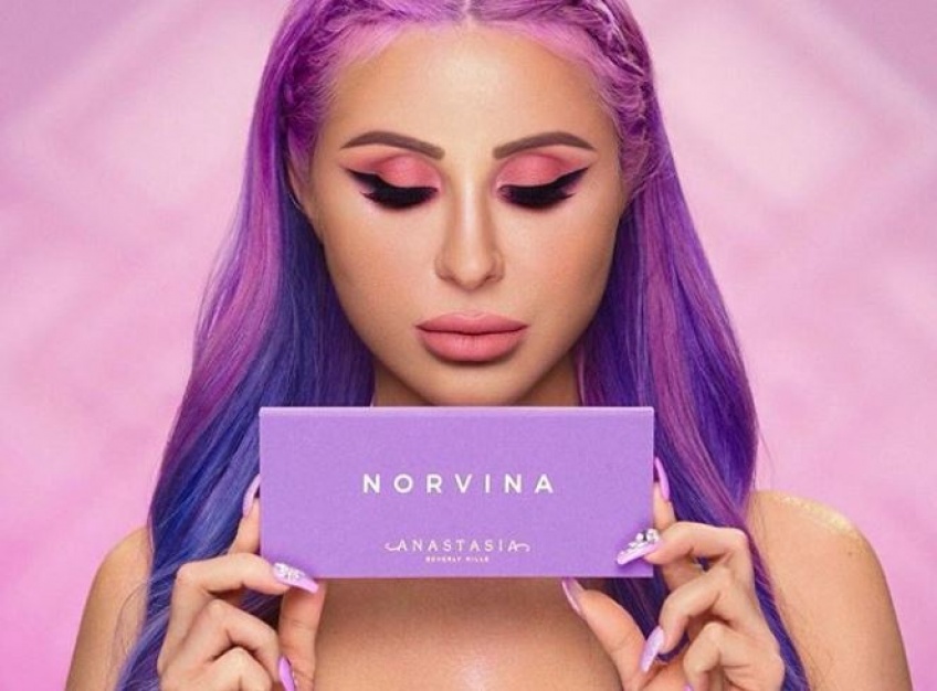 Anastasia Beverly Hills sort une nouvelle palette Norvina aux teintes célestes