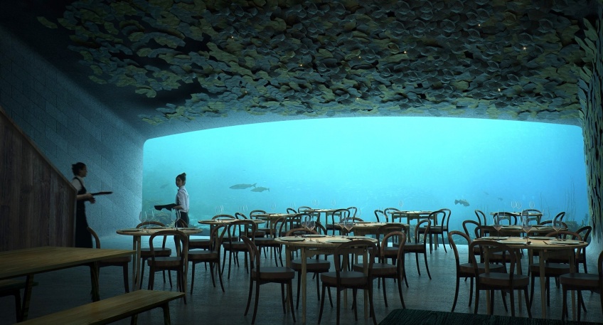 Le plus grand restaurant sous la mer ouvrira ses portes en avril prochain !