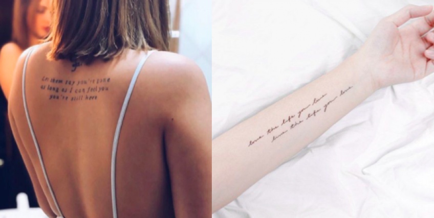 Tatouages : les citations les plus inspirantes à se faire tatouer !