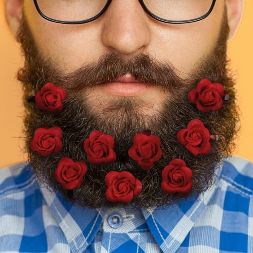 Boostez la barbe de votre chéri avec un bouquet de roses lumineux spécial Valentin
