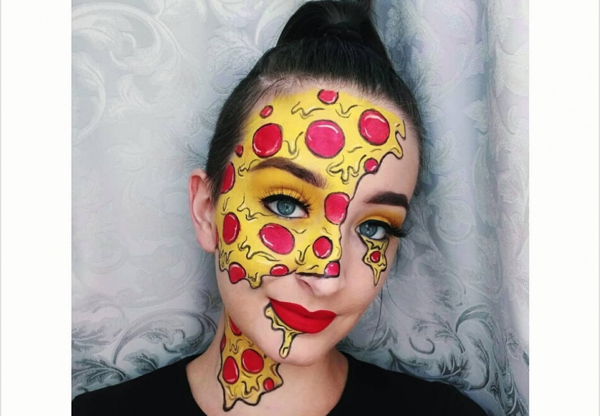 Ce make-up Pizza spécial Halloween est alléchant et effrayant à la fois !