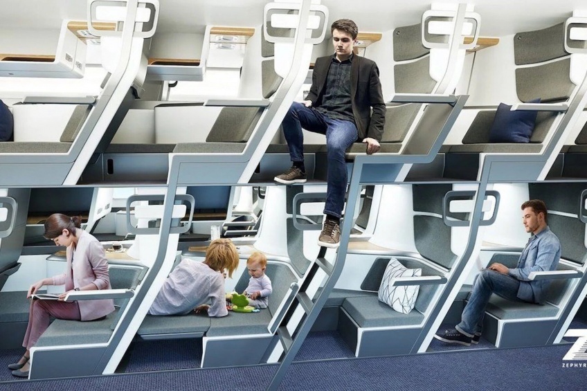 Un nouveau siège d’avion permettrait bientôt à tous les passagers de s’allonger