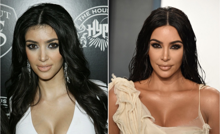 L'évolution beauté de Kim Kardashian !