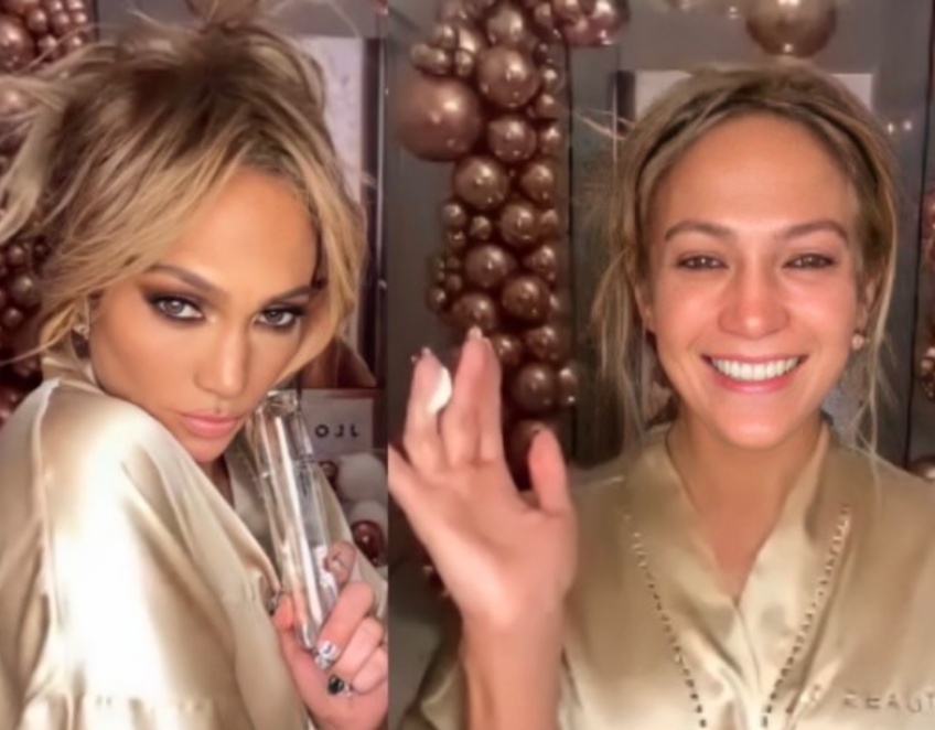 Jennifer Lopez se montre sans maquillage et dévoile son secret beauté