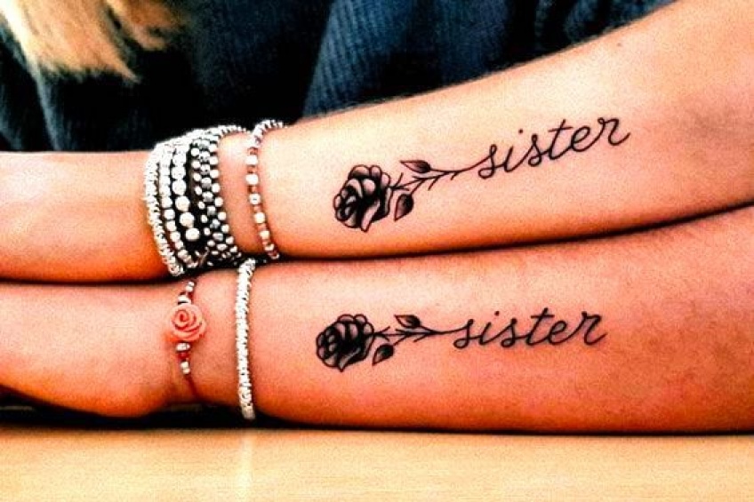 Des inspirations de tatouages à faire avec sa soeur !