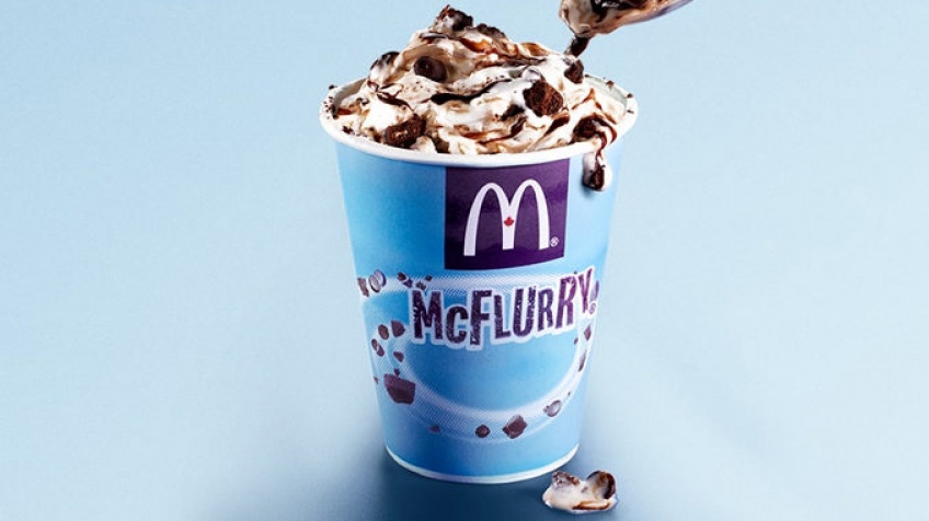 Food : McDonald's dévoile un McFlurry au brownie et au caramel !