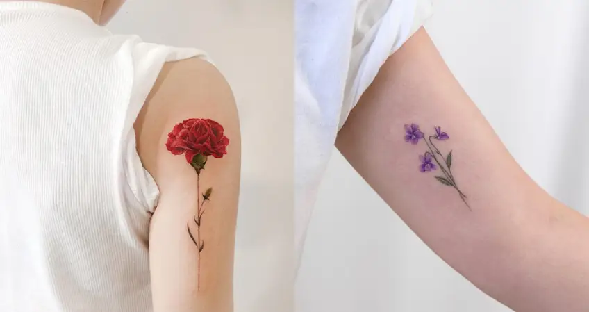 20 idées de tatouages floraux pour vous inspirer !