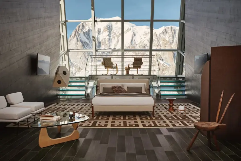 Il existe un Airbnb avec une vue panoramique sur le Mont-Blanc