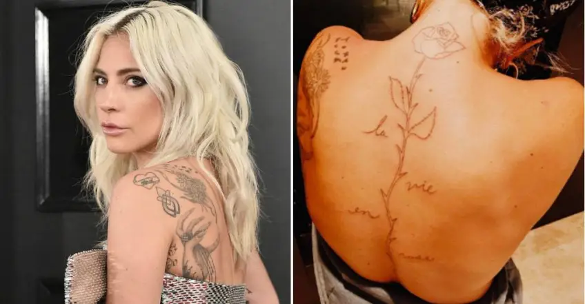 Quelles significations se cachent derrière les tatouages de Lady Gaga ?