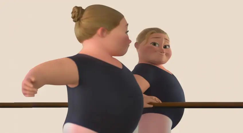 'Reflet' : ce film Disney sur la dysmorphie corporelle a une héroïne plus-size et ça fait du bien !