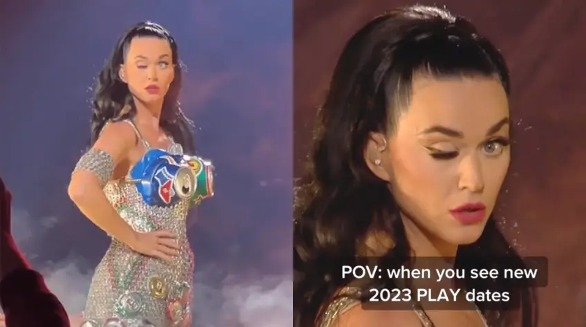 Katy Perry perd le contrôle de son œil en plein concert !