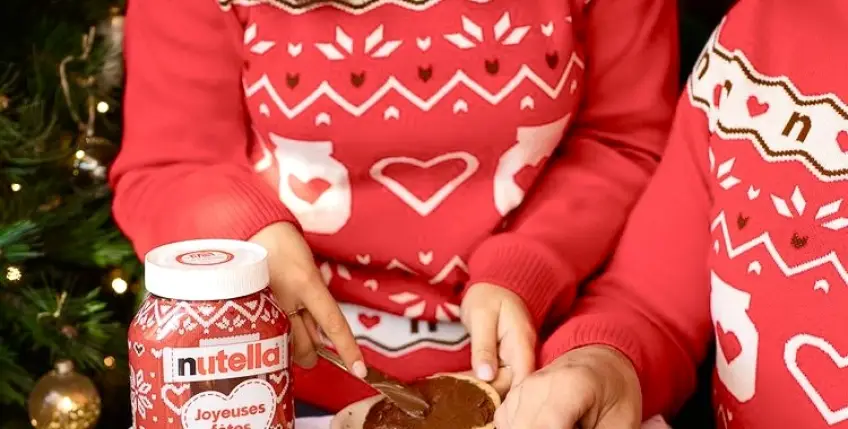 Nutella vous offre l'opportunité de gagner le concours du pull de Noël le plus moche !