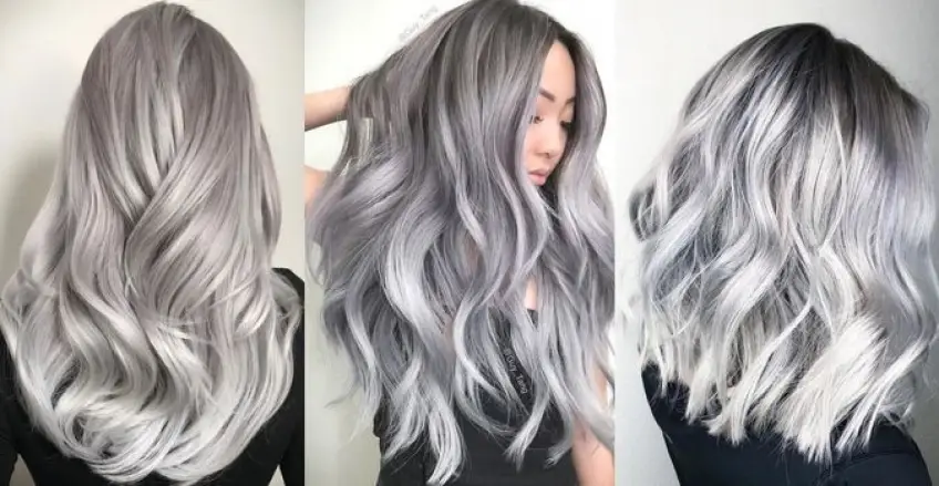 Silver smoke hair : la coloration la plus tendance de la saison !