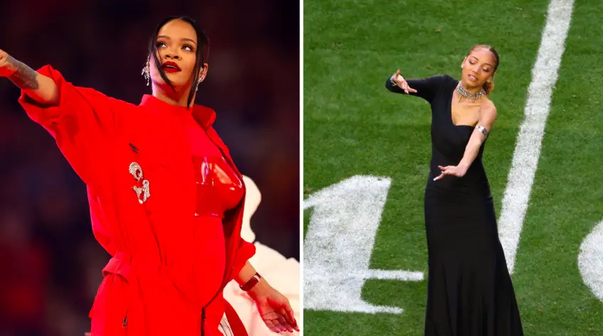 Super Bowl : Justina Miles a (presque) fait de l'ombre à Rihanna