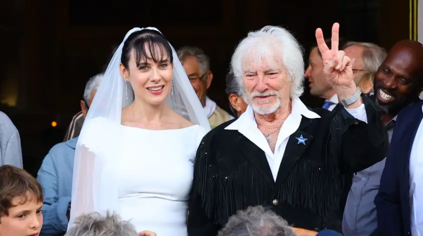 Le chanteur Hugues Aufray, 94 ans, se marie pour la seconde fois !