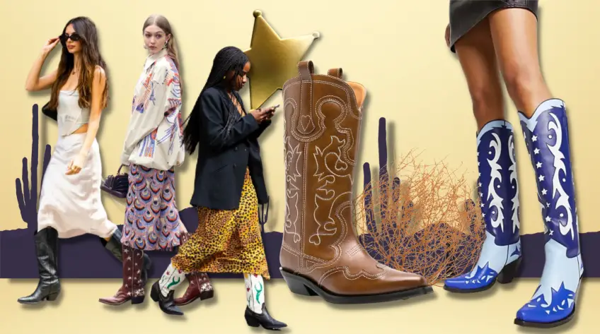 #Shoesday : Les santiags, pour un look cowgirl et tendance dans l'air du temps