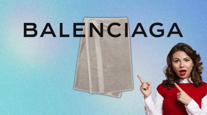 Balenciaga lance sa jupe serviette de bain à 1000 euros !
