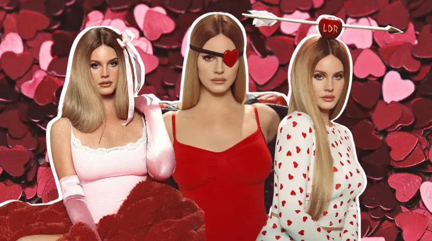 Lana Del Rey pose en lingerie devant Kim Kardashian pour la Saint-Valentin !