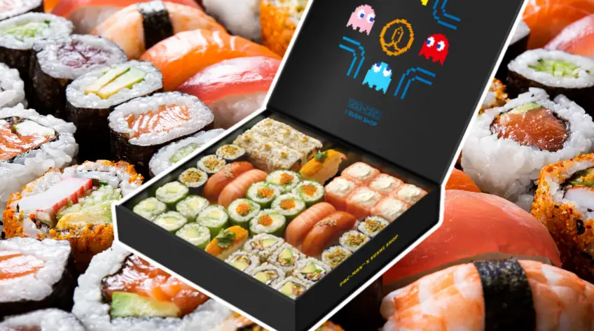 Sushi Shop signe la collaboration la plus geek du printemps avec Pac Man