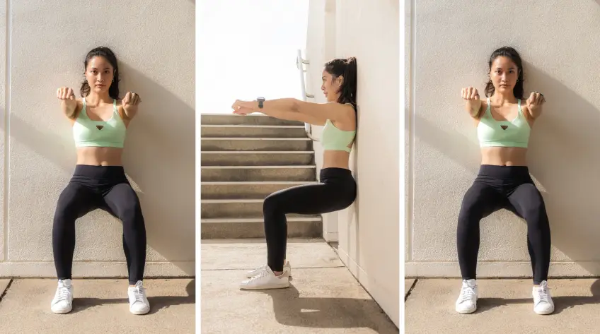 3 exercices de Pilates au mur pour améliorer sa posture et éviter les douleurs au dos