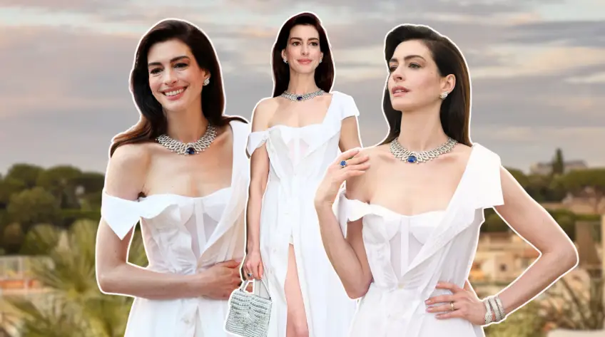Cette robe Gap d’Anne Hathaway à moins de 100 euros a enflammé la toile