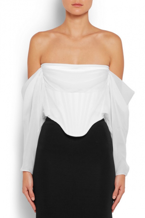 Givenchy  top bustier architectural 