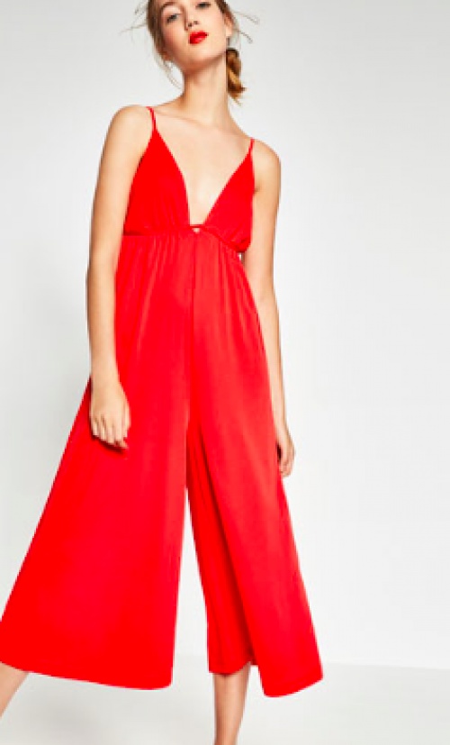 Zara - combinaison rouge