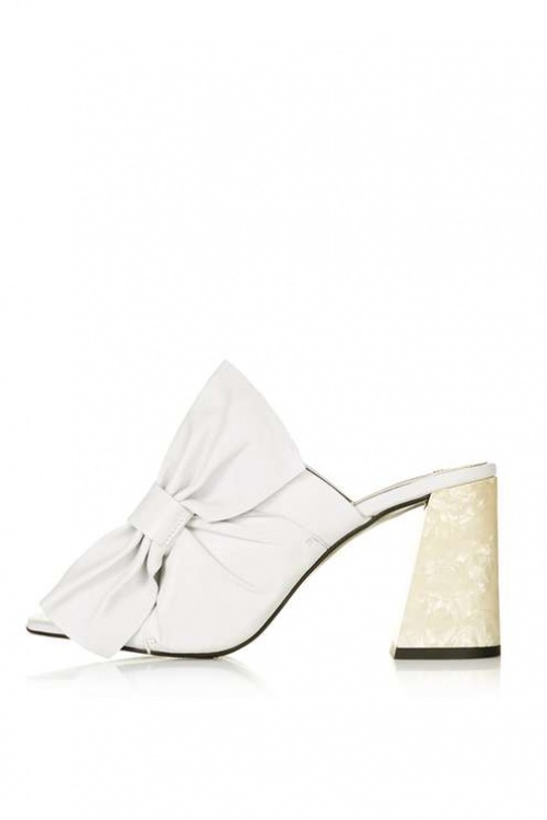 Topshop - Mules blanches