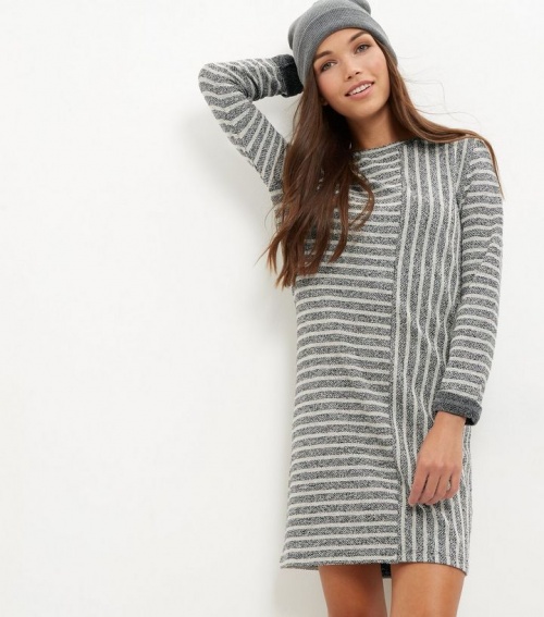 New Look - Robe pull gris 