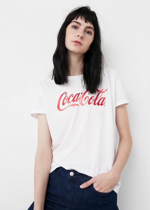 Mango - t-shirt imprimé Coca-Cola
