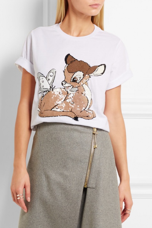 Markus Lupfer - t-shirt imprimé sequins Bambi