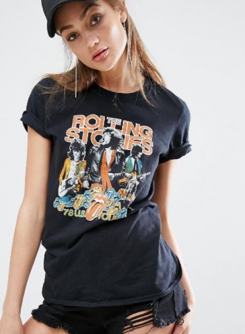 PrettyLittleThing - t-shirt Rolling Stones