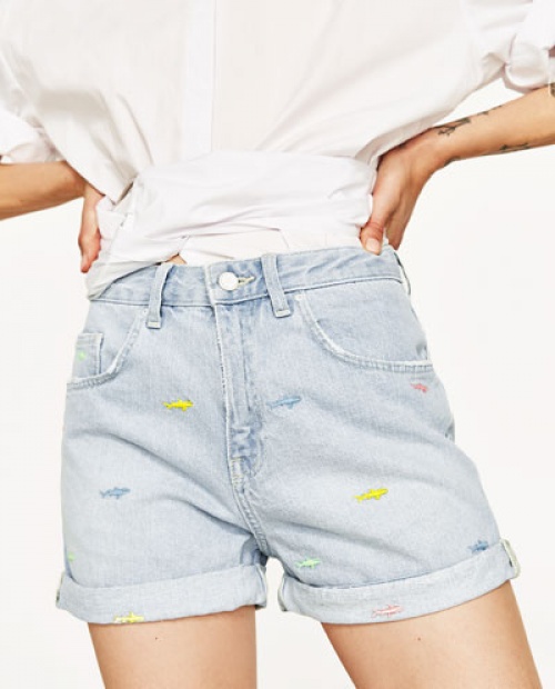 Zara - Short en jean