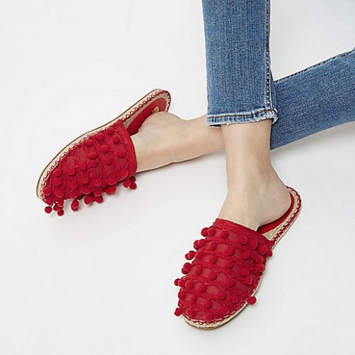 River Island - Mules pompons