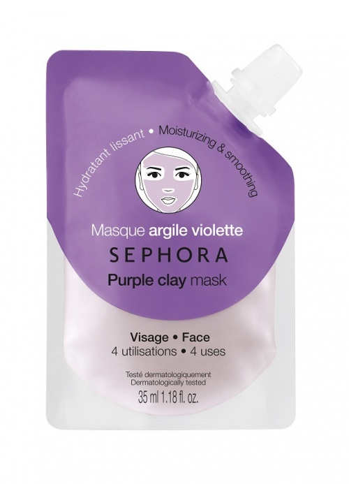 Sephora Collection - Masque argile / Argile violette Hydratant lissant 