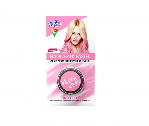Craie de couleur rose pour les cheveux - Vivelle Dop