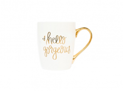  Not Just A Beauty Blogger - Hello Gorgeous Gold Coffee Mug