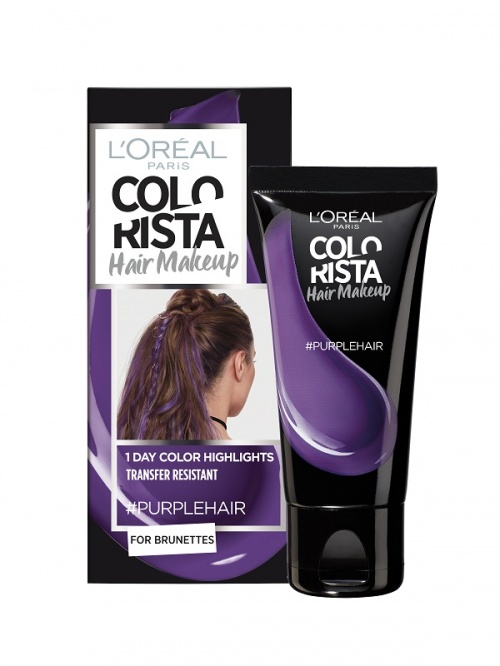L'Oréal Paris - Colorista Hair Makeup - #PurpleHair